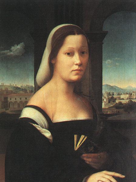 BUGIARDINI, Giuliano Portrait of a Woman, called The Nun oil painting image
